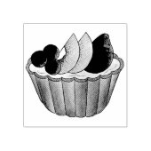 Tarte aux Fruit Fruit Tart Koch Gummistempel (Prägung)