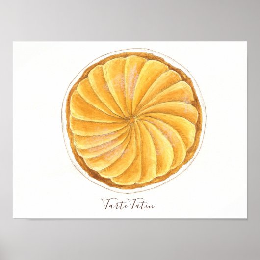 Tarte Tatin Aqucolor Poster (Vorne)