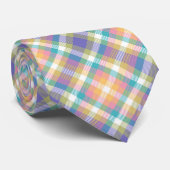 Tarten färbt karierter Mischungs-Frühling Ostern Krawatte (Gerollt)
