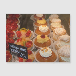 Tartes aux fruits  -  French Pastry Magnetkarte