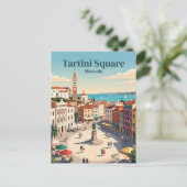 Tartini-Platz Slowenien Postkarte (Stehend Vorderseite)