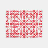 Tartlau Rot Fleecedecke (Vorderseite (Horizontal))