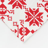 Tartlau Rot Fleecedecke (Ecke)