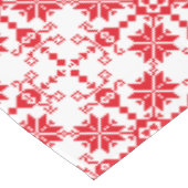 Tartlau Rot Tischdecke (Schrägansicht)