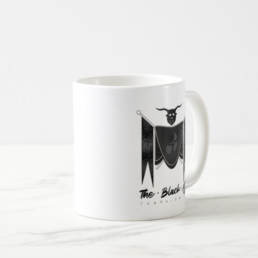 TarValon.Net Black-Tasse Kaffeetasse (VorderseiteRechts)
