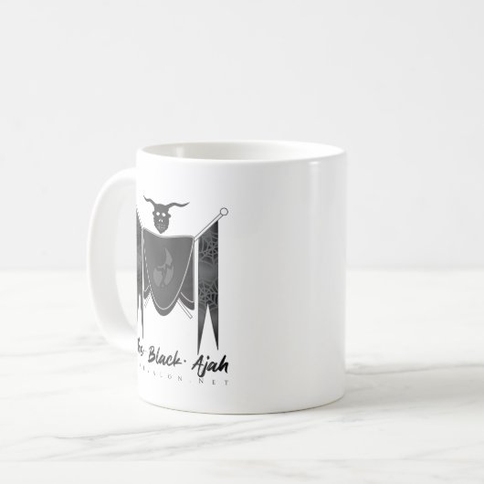 TarValon.Net Black-Tasse Kaffeetasse (Vorderseite Links)
