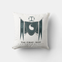 TarValon.Net Gray Banner Regalia Pillow