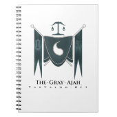 TarValon.Net Gray Regalia-Notebook Notizblock (Vorderseite)
