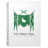 TarValon.Net Green Regalia-Notebook Notizblock (Vorderseite)