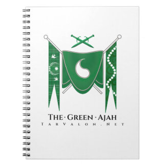 TarValon.Net Green Regalia-Notebook Notizblock
