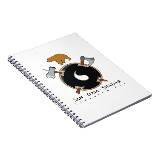 TarValon.Net SDS Regalia-Notebook Notizblock (Rechte Seite)