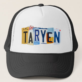 Taryen Nummernschild Hut Truckerkappe