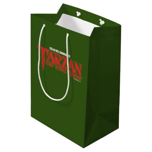 Tarzan der Apes™-Geschenktasche Mittlere Geschenktüte (Rückseite Schrägansicht)