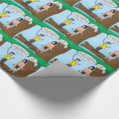 Tarzan lernt über Lager-Geräte Geschenkpapier (Ecke)