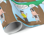 Tarzan lernt über Lager-Geräte Geschenkpapier (Rolleneckpunkt)