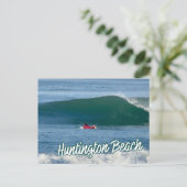 Tarzan The SurfMan Huntington Beach Surfing Postkarte (Stehend Vorderseite)