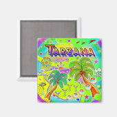 Tarzana Geist Fokus Magnet (Vorderseite/Rückseite)