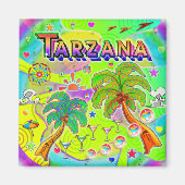 Tarzana Mind Focus Magnet (Vorne)