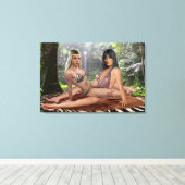 TARZANA SCISSORS LUANA #2 LEINWANDDRUCK (Insitu (Holzboden))