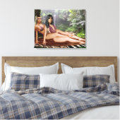 TARZANA SCISSORS LUANA #4 LEINWANDDRUCK (Insitu (Schlafzimmer))