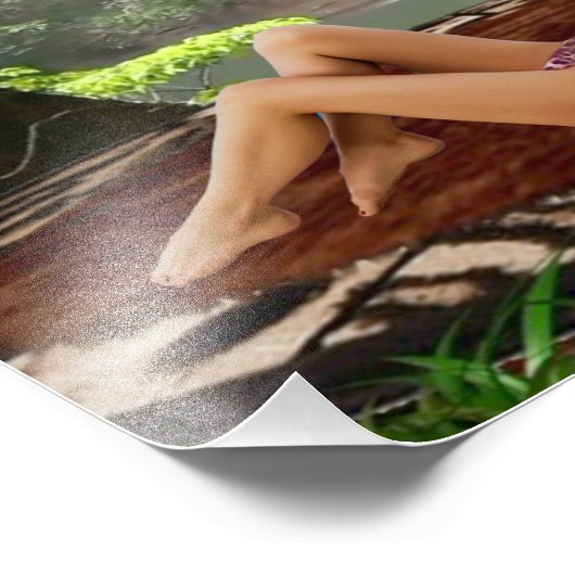 TARZANAS SIEG-POSE FOTODRUCK (Ecke)