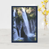 Tarzans Wasserfall - Song von Sol. 5:1 Grußkarte Karte (Gelbe Blume)