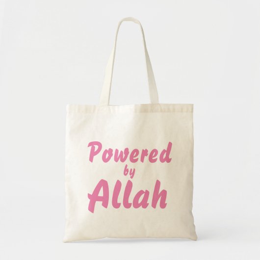 Tas "Powered by Allah". Tragetasche (Vorne)