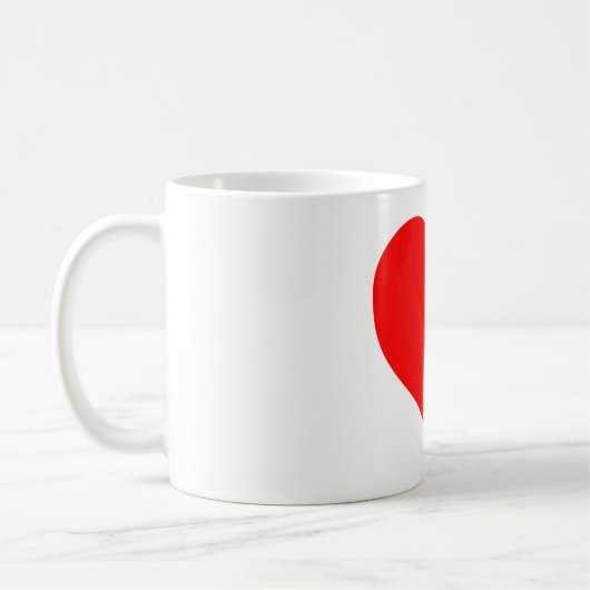 tasa con corazon kaffeetasse (Links)