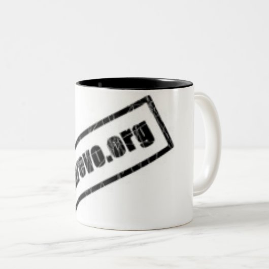 Tasa Para Café Modelo Reevil! Zweifarbige Tasse (VorderseiteRechts)
