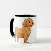 Tasa personalizada DogLove  Tasse (Vorderseite Links)