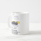Tasa Porsche GT3 RS Kaffeetasse (Vorderseite Links)