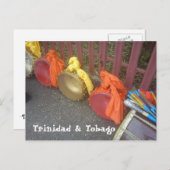 Tasas, Trinidad und Tobago Postkarte (Vorne/Hinten)