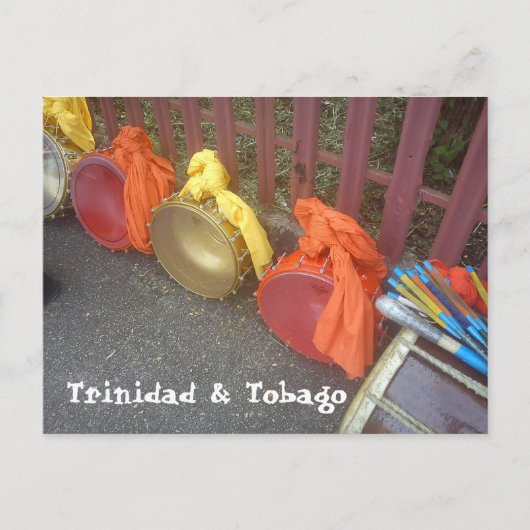 Tasas, Trinidad und Tobago Postkarte (Vorderseite)