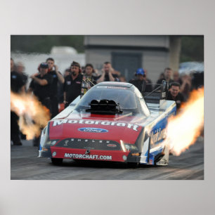 Tasca Quick Lube Funny Car Print Poster