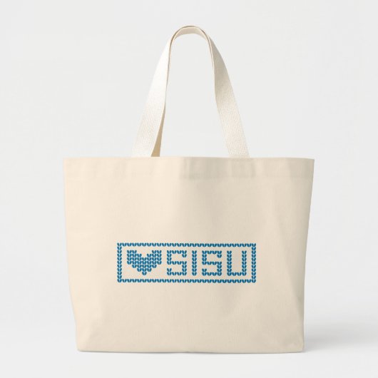 Tasche 2 des Sisu Herz-Strick-3 (Vorne)