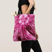 Tasche Abstrakt Linien Lila Blume (Von Nahem)
