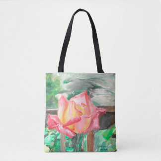 Tasche, All-Over "Double Delight Rose" Amber Larse Tasche
