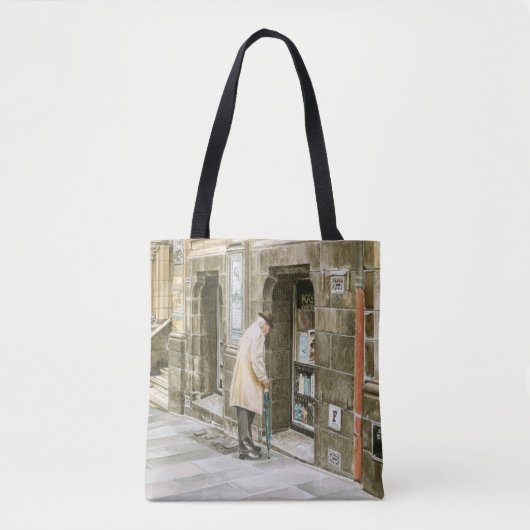 Tasche - 'Alte Bücher' (Vorderseite)