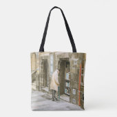 Tasche - 'Alte Bücher' (Rückseite)