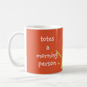 Tasche am Morgen Person ganz Liebe Morgen Kaffeetasse