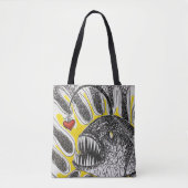 Tasche 'Angeln nach Liebe' (Vorderseite)