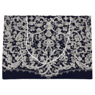 Tasche ANTIQUE LACE PATTERN Große Geschenktüte