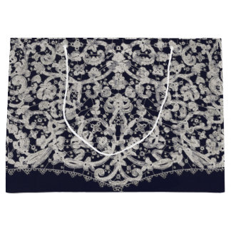 Tasche ANTIQUE LACE PATTERN Große Geschenktüte