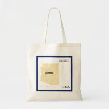 Tasche - Arizona Karte mit Stadt