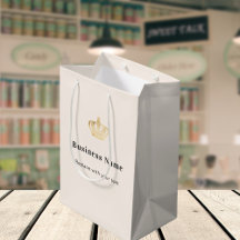 Tasche aus beigem Kronenpapier