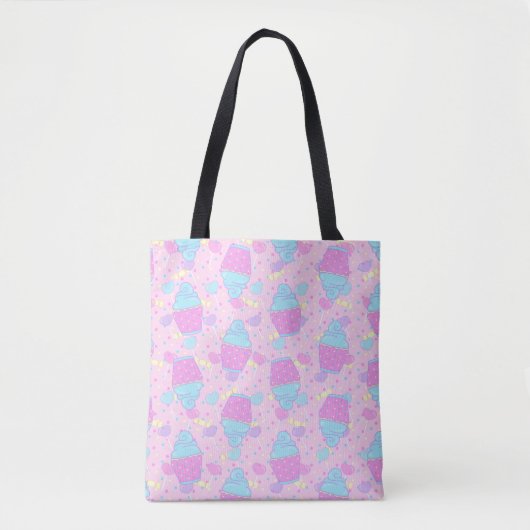 Tasche aus Cupcake und Lollipop (Vorderseite)