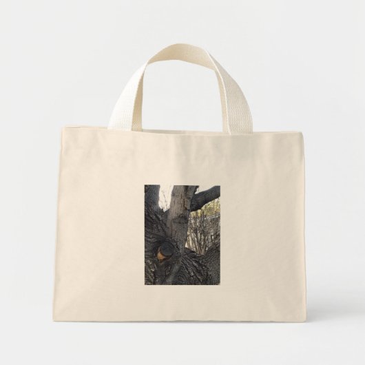 Tasche aus Feuerholz (Vorne)