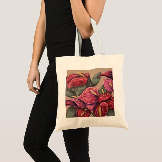 Tasche aus rotem Anthurium (Vorderseite (Produkt))