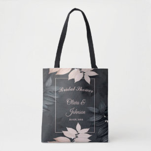 Tasche aus schwarzem und goldfarbenem Brautparty