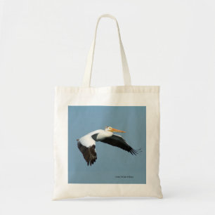 Tasche aus weißem Pelikan